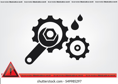 Similar Images, Stock Photos & Vectors of gears and wrench icon vector