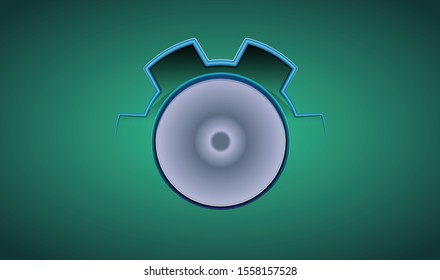 gear-shaped profile logo for professional tech journalist