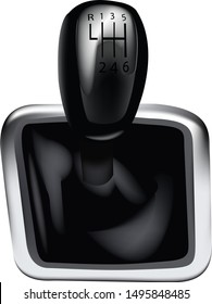 gearshift car knob to adjust the speed