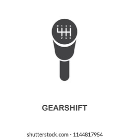 Gearshift creative icon. Simple element illustration. Gearshift concept symbol design from car parts collection. Can be used for web, mobile, web design, apps, software, print