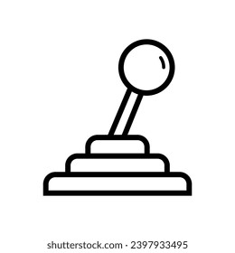 Icono de cambio de dirección. Ilustración del vector de iconos de contorno del cambio de enfoque de estilo lineal