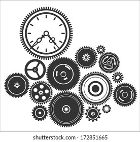 gearwheel mechanism background