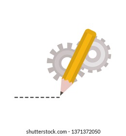 gearwheel tool isolated icon