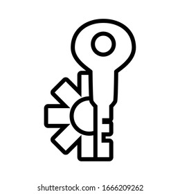 herramienta de la rueda de engranaje en blanco, diseño de ilustración vectorial de fondo