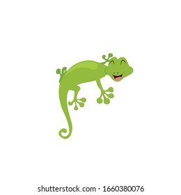 Gecko. Animal Cartoon Vector Illustration 