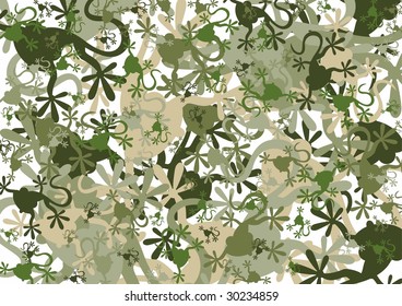 Gecko Camouflage Pattern