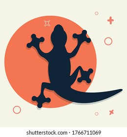 Gecko design  vector illustration. Animal concept