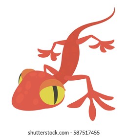 Gecko icon. Cartoon illustration of gecko vector icon for web