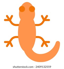 Gecko Icon Illustration for web, app, infographic, etc