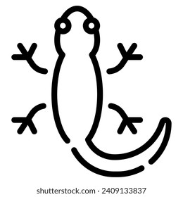 Gecko Icon Illustration for web, app, infographic, etc