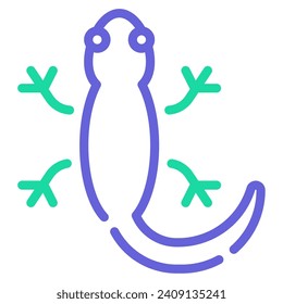 Gecko Icon Illustration for web, app, infographic, etc