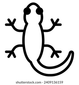 Gecko Icon Illustration for web, app, infographic, etc