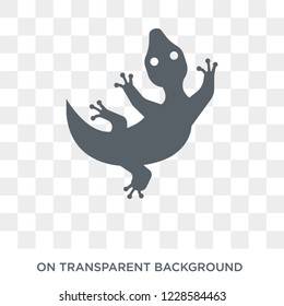 Gecko icon. Trendy flat vector Gecko icon on transparent background from animals  collection. 