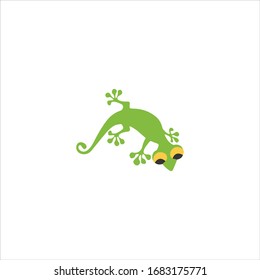 Gecko Lizard Logo Vector Design Template