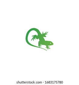 Gecko Lizard Logo Vector Design Template