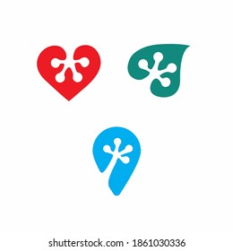 Gecko lizard reptile animal logo icon symbol design