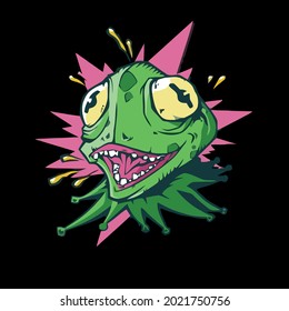 gecko lizard terraristics lizard pet reptile t design vector illustration for use in design and print wall art poster canvas