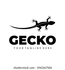 Gecko Logo Design Vector Illustration