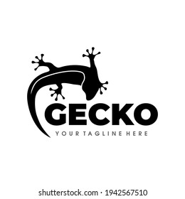 Gecko Logo design vector Illustration
