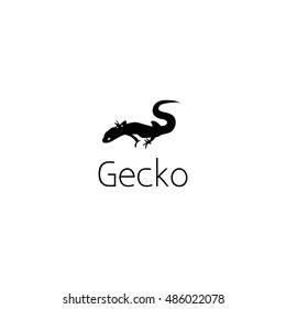 gecko logo graphic design concept. Editable gecko element, can be used as logotype, icon, template in web and print 