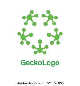 gecko logo icon design template