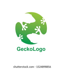 gecko logo icon design template