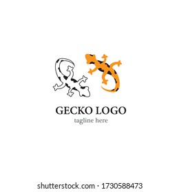 Gecko logo template vector icon design