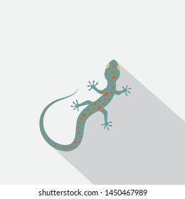 Gecko logo vector icon illustration template