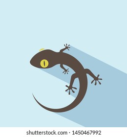 Gecko logo vector icon illustration template