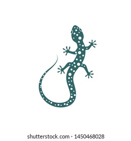 Gecko logo vector icon illustration template