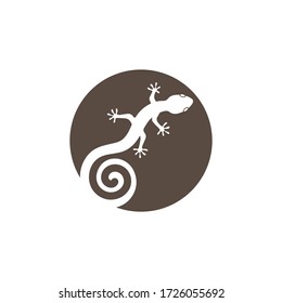 Gecko-Logo-Vektorbildervorlage