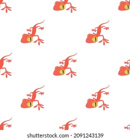 Gecko pattern seamless background texture repeat wallpaper geometric vector