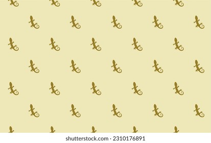 Gecko seamless vector background 1001