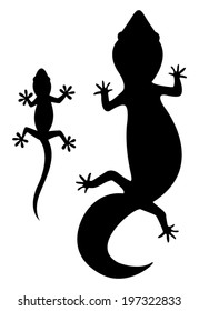gecko silhouette