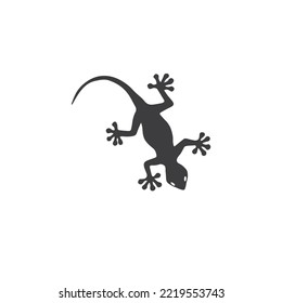 Gecko-Silhouette für Kunstwerke