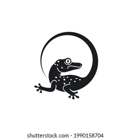 Gecko-Vektorsymbol-Design-Vorlage