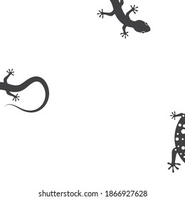 Gecko vector icon illustration template