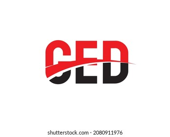 Ged Letter Initial Logo Design Vector Stock Vector (Royalty Free ...