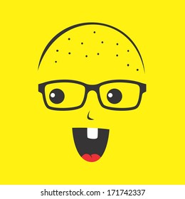 geek bald guy