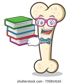 Geek bone character cartoon mascot