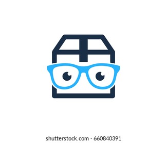 Geek Box Icon Logo Design Element
