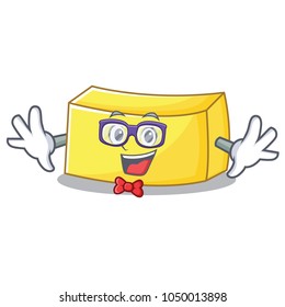 Geek butter character cartoon style