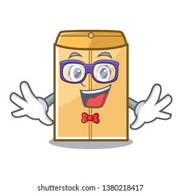 Geek cartoon envelope mailer in the bag
