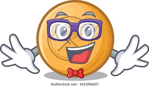 Geek cartoon lacrosse balls are placed in field