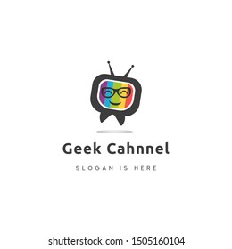 Geek Channel Tv Logo Design 