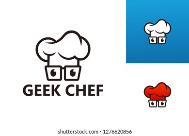 Geek Chef Logo Template Design Vector, Emblem, Design Concept, Creative Symbol, Icon