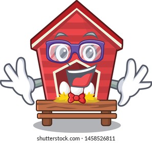 Geek chicken coop in the cartoon shape