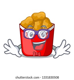 Geek Chicken nuggets on above cartoon plate