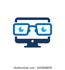 Geek Computer Logo Icon Design