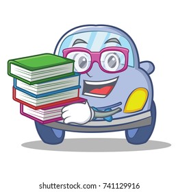 Geek cute car character cartoon